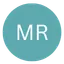 Teal circular user profile icon displaying the uppercase white initials MR.